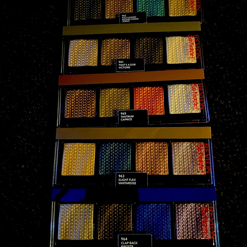 Five brand new Revlon eyeshadow palettes